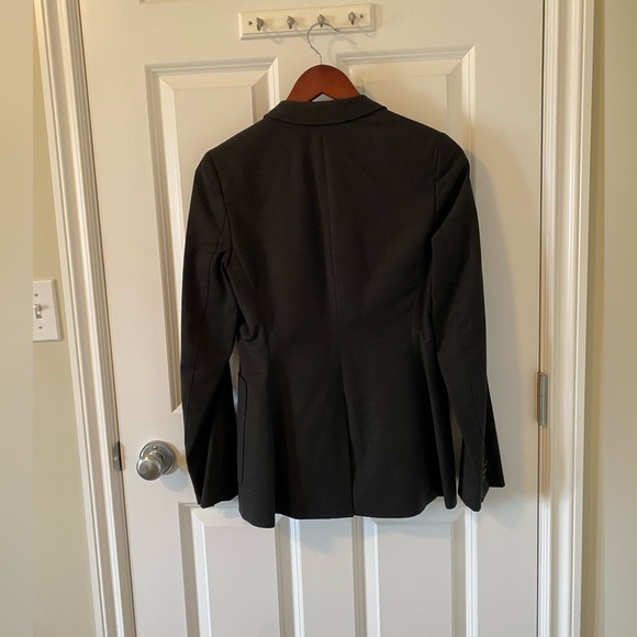 Talula Charcoal Grey Fine Wool Blazer - Picture 3 of 7